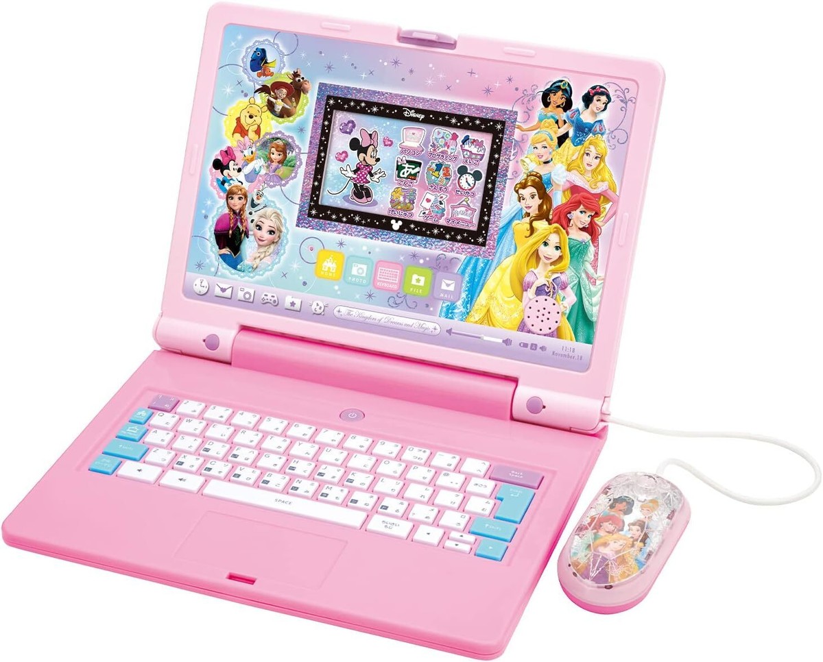 Disney マイライトパソコン ピンク Bandai] Disney & Pixar Characters Learning My Sweet Computer