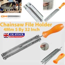 Chainsaw Saw Chain File And Filing Guide Sharpening Kit 4Mm 5 By 32 Inch