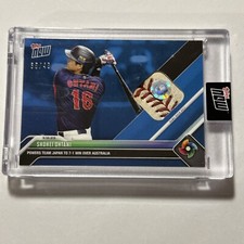 2023 Topps NOW MLB WORLD BASEBALL CLASS WBC-26B SHOHEI OHTANI HR JAPAN BALL /49
