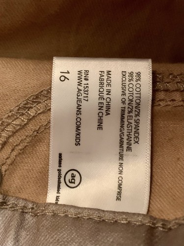 Adriano Goldschmied Girl TWIGGY SLEEK SUPER SKINNY Rose Smoke Jeans 16 NEW! - Picture 7 of 12