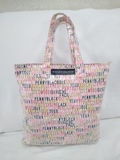 Penny Black Shopping Bag Borsa Tela Plastificata cerniera cm 42x41 Usata Vintage