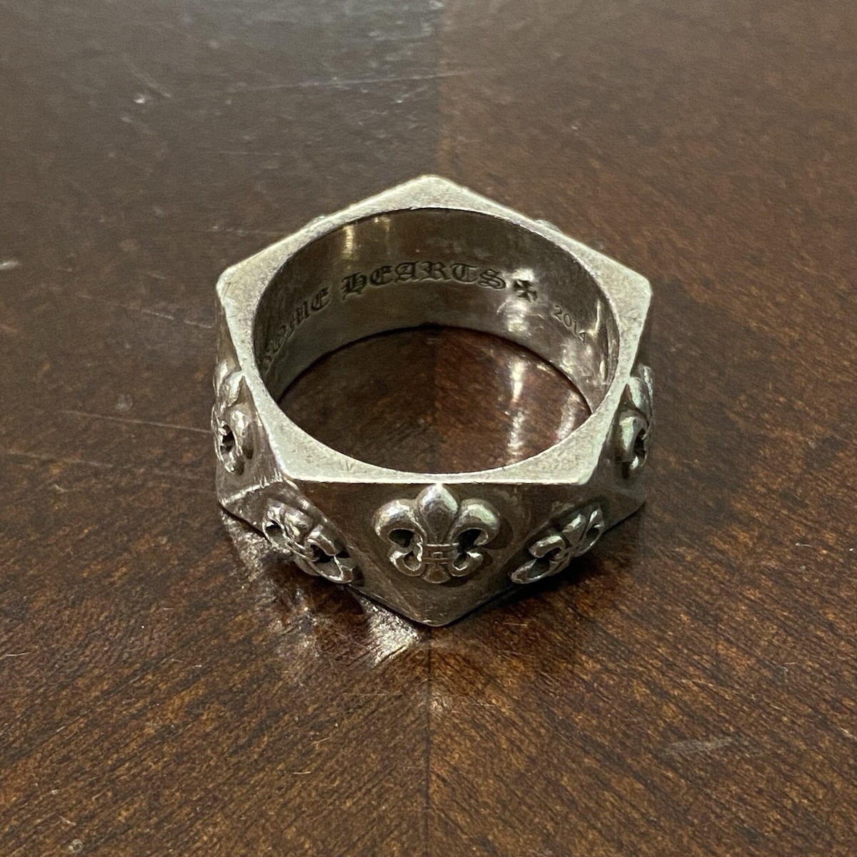 Chrome Hearts Fleur Pentagon Ring | eBay Chrome Hearts Fleur Pentagon Ring | eBay