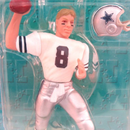 Edizione 1996 Starting Lineup SLU Troy Aikman Aerial Attack Card Dallas Cowboys - Foto 2 di 2