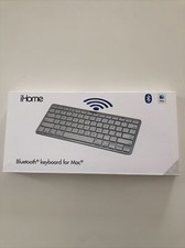 iHome Wireless Bluetooth Keyboard for MAC in Silver with Original Box