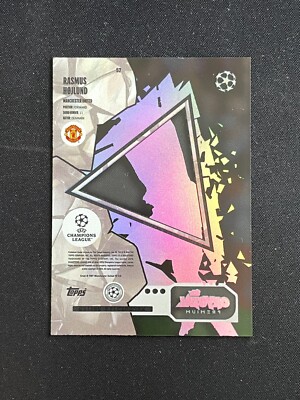 Rasmus Hojlund 2023-24 Topps Crystal Premium UEFA #52 | eBay