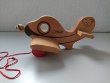Steiff Holz - Flugzeug 8430/12 Antik Spielzeug 1969 bis 1974