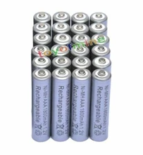 24x AAA 1800mAh 1.2V Ni-MH Rechargeable battery 3A Grey Cell for MP3 RC Toys