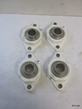 4 Pack Dodge F2B-SCEZ-106-PCR Kleen Plastic Flange-Mount Bearings 1-3/8 2-BOLT