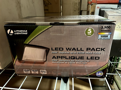Lithonia Lighting Model TWR1 LED P2 50K MVOLT DDBTXD 28W Wall Pack Security L17
