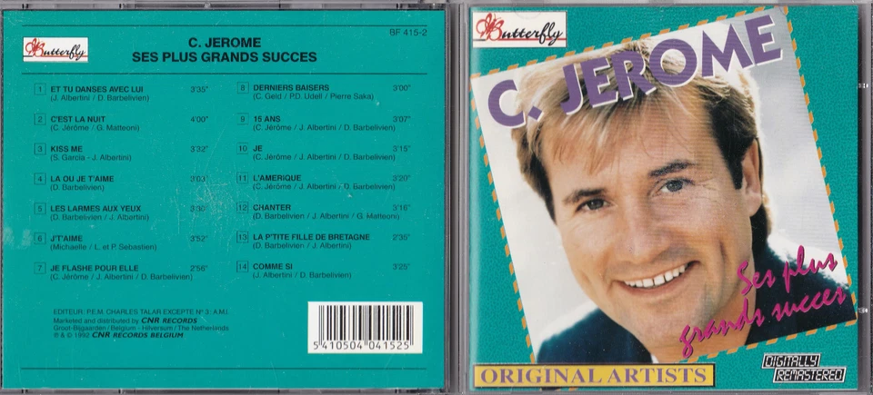 CD 14T C. JEROME SES PLUS GRANDS SUCCÈS BEST OF 1992 - Photo 1/1