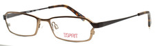 ESPRIT ET17362 535 Brown Womens Rectangle Full Rim Eyeglasses 49-17-135 B:24