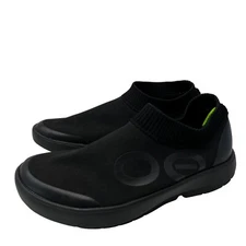 OOFOS Oomg eeZee Knit Shoe Recovery Sneaker in Black Men's Size 12