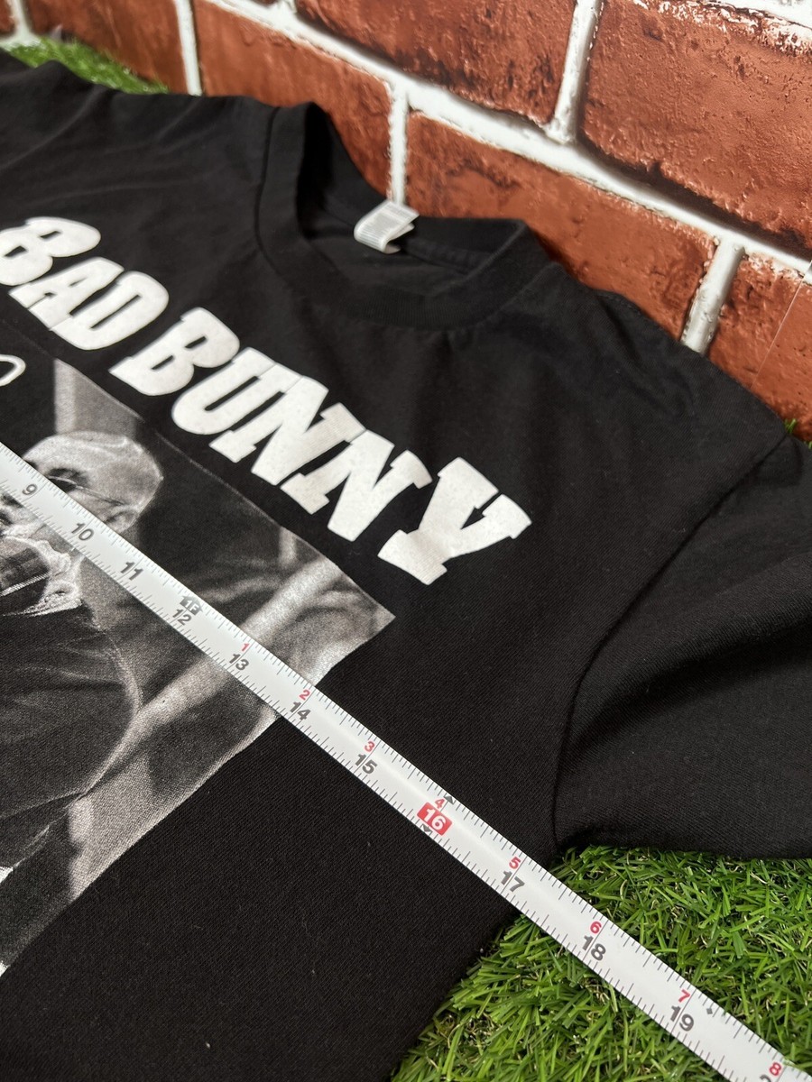 Bad Bunny T-Shirt 2018 Official Tour Merch S Bunny Graphic Rap Tee