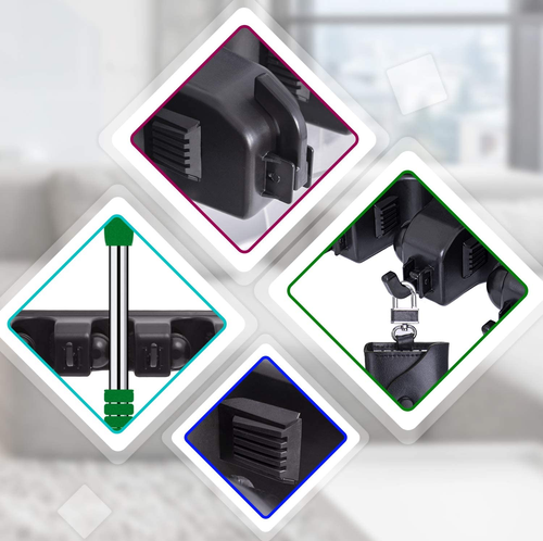 Wall Mount Broom Mop Holder Hanger Garden Tool Organizers Rack Garage Laundry Ro - Picture 5 of 12