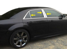 For 2011-2023 Chrysler 300300c 6pc Chrome Stainless Steel Pillar Post For 2011-2023 Chrysler 300300c 6pc Chrome Stainless Steel Pillar Post
