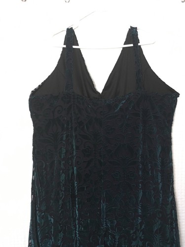 Venus Y2K Velvet Fairycore Hi-Low Whimsygoth Dress 3X Sleeveless V-Neck Midi - Picture 7 of 11