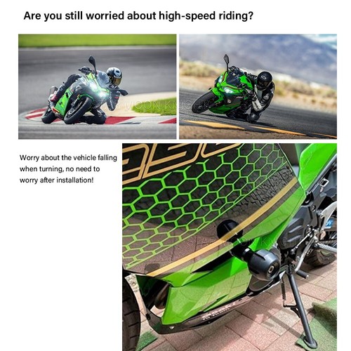 For kawasaki Ninja500 Z500 Z 500 SE Falling Frame Slider Guard Crash Protector - Picture 5 of 14