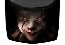 Scary Evil Clown Grin Black Red Car Truck Vinyl Graphic Decal Hood Wrap 58