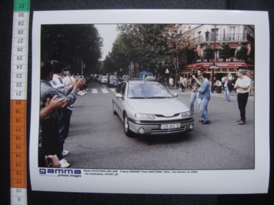 Pressefoto Gamma 2000 Taxi en Greve Auto Renault Paris Fahrer im Streik