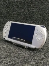 Sony PSP-3000 Mystic Silver Console (No Battery) - Tested Working from Japan