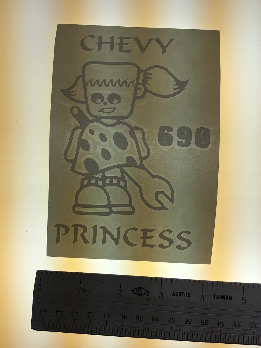 Sticker Vinyle 'Mechanic Girl Wrench Monkey' - Blanc - Décoration Voiture / Outil