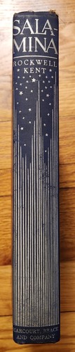 Salamina HC Book Rockwell Kent Illustrated 1935 FIRST EDITION
