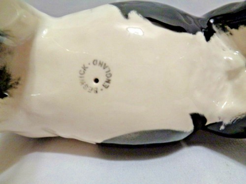 Original Beswick England Black Piebald Pinto Pony Horse Porcelain - Picture 11 of 12