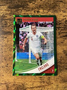2018-19 Panini Donruss Press Proof Green Harry Kane #123 England