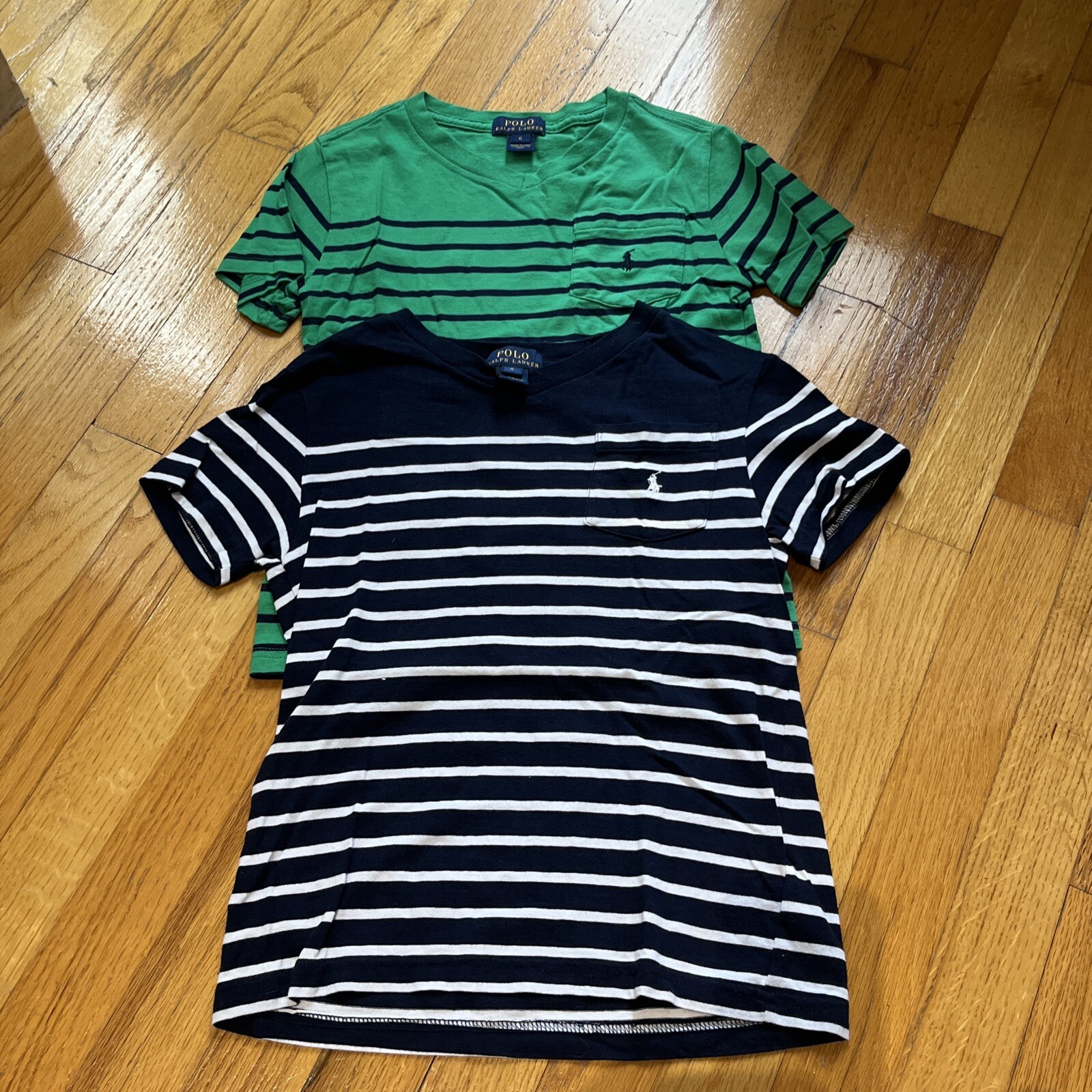Boys Polo Ralph Lauren Shirts Size 6, Set of 2