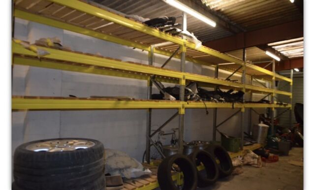 Industrial/Office Storage steel shelving/Pallet racking heavy Duty | 8 Bays Industrial/Office Storage steel shelving/Pallet racking heavy Duty | 8 Bays