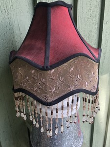 dale tiffany beaded ruby floor lamp