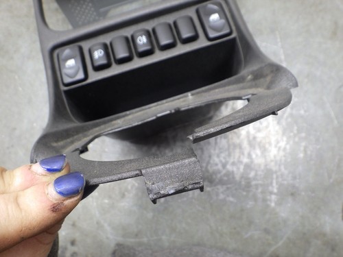 MG TF Centre Console Trim Surround Clock Temp Gauge Window Hazard Switches TF6 - Imagen 2 de 6