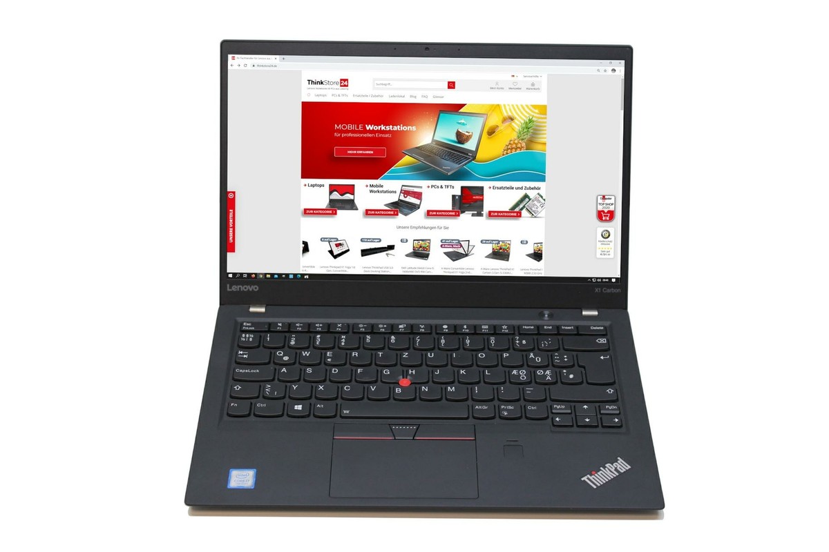 Lenovo ThinkPad X1 Carbon 5th Gen i5-7200U 8GB 256GB FHD IPS Fpr
