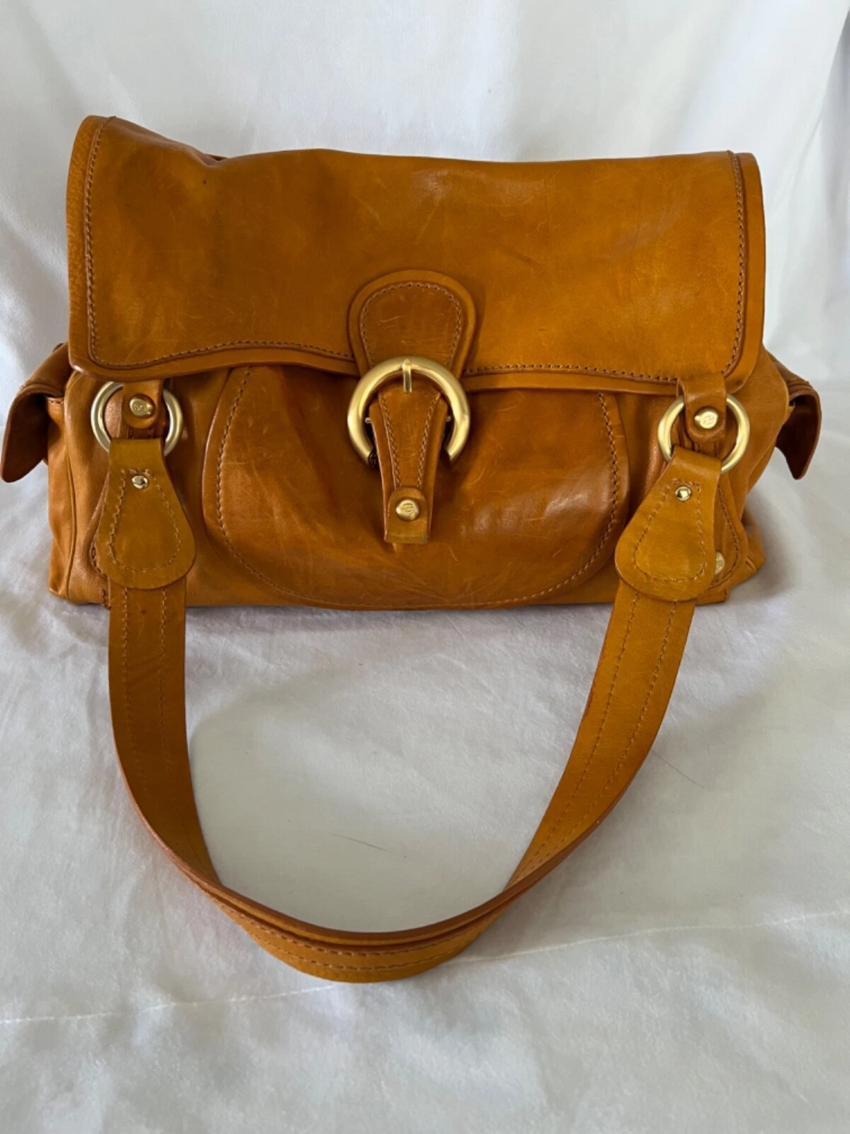 Autentica borsa vintage FRANCESCO BIASIASIA Balenciaga! Pelle marrone e camoscio A++