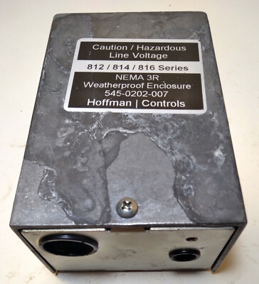 1 USED HOFFMAN  545-0202-007 812/814/816 WEATHERPROOF ENCLOSURE **MAKE OFFER **