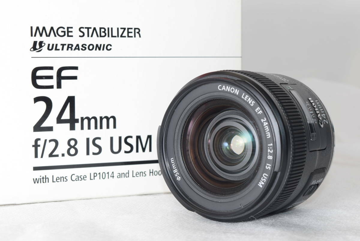 Canon EF 28mm F2.8 IS USM Wide-angle single focus with box Canon EF 28mm F2.8 IS USM Wide-angle single focus with box