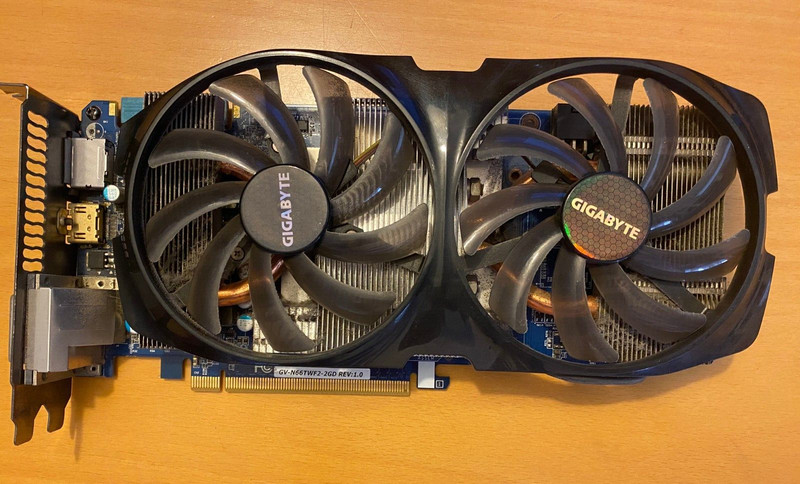 Gigabyte NVIDIA (GV-N66TWF2-2GD) 2 GB GDDR5 SDRAM PCI Express Graphic Card