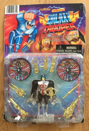 VINTAGE GALAXY TROOPER BOOTLEG ACTION FIGURE PLAYSET, 90´S, MOC - Picture 2 of 7