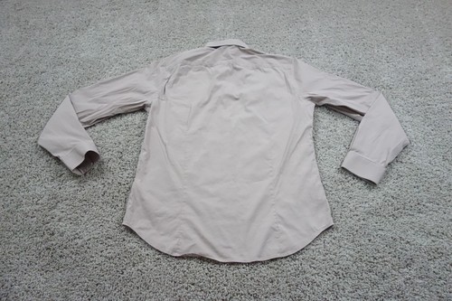 Theory Shirt Mens Large Pink Button Up Sylvain Wealth Chambray Long Sleeve - Picture 4 of 8