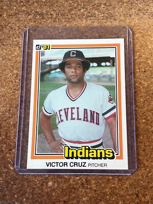 1981 Donruss Baseball # 321 Victor Cruz