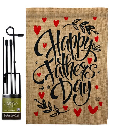 Bandera Especial Día del Padre Jardín Familia del Padre Regalo Decorativo Patio Casa Banner - Imagen 7 de 17