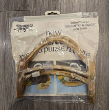 NEW Vintage Hinged Purse Kit Handle Accento Craft Elite MARBLED SWIRLED Color