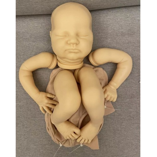 Unpainted Reborn Doll Kit Blank Baby DIY Parts without COA Cloth Body Girls - Bild 5 von 10