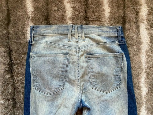 McGuire Vintage in the Shadows Contrast Cropped Denim Jeans Size 25 - Picture 7 of 9