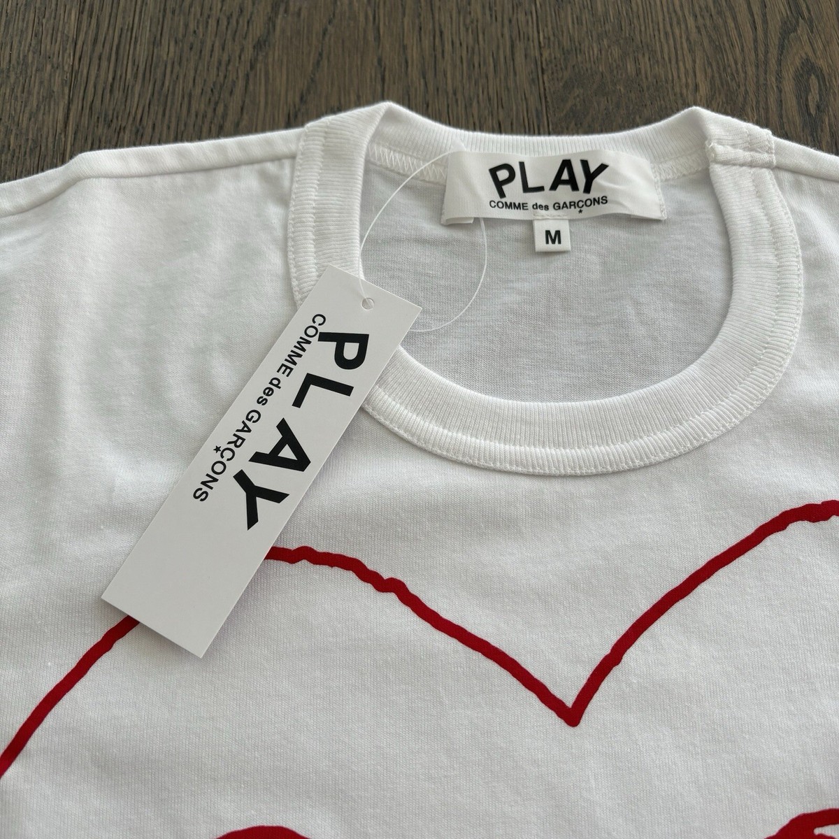 Spot Fake Cdg T Shirt Original Cdg Play Comme Des Garcons Fake