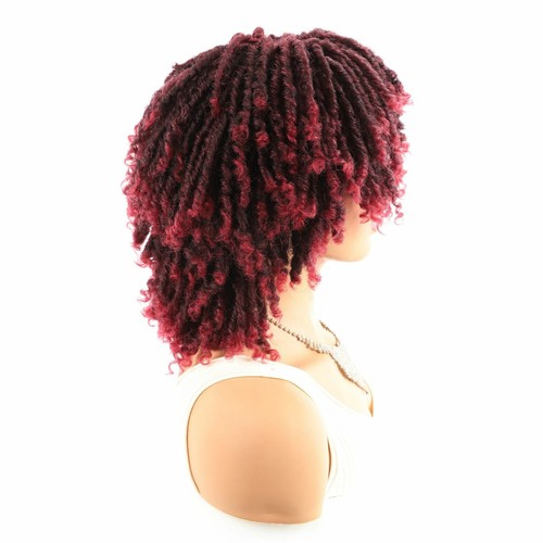 Peluca completa rizada pequeña rizada tubo natural africano trenza sucia tubo punk rizado hueco pelo rizado - Imagen 3 de 18