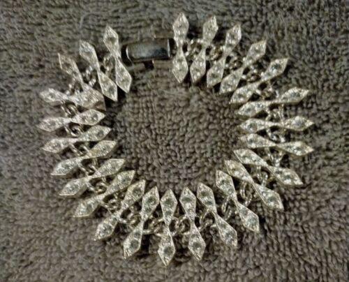Napier Necklace Bracelet Statement Jewelry Silver Tone Vintage - Picture 3 of 20