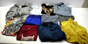 Women-039-s-Medium-Various-Brands-amp-Styles-Winter-Fall-Long-Sleeve-Blouses-Lot-of-12
