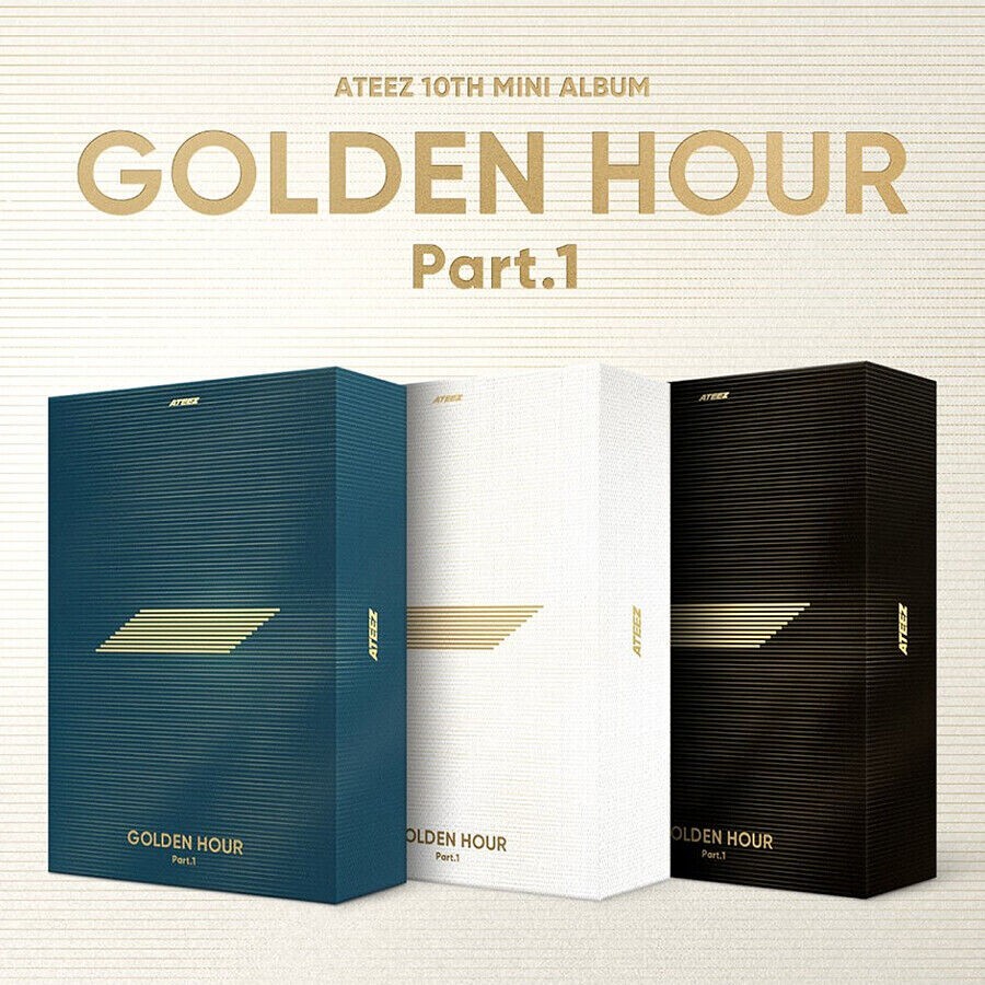 ATEEZ GOLDEN HOUR:PART.1 10th Mini Album 3 Ver SET/3 CD+3