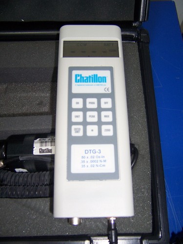 13699 Chatillon DTG-3 digital Torque sensor w/ attachment - Picture 2 of 7